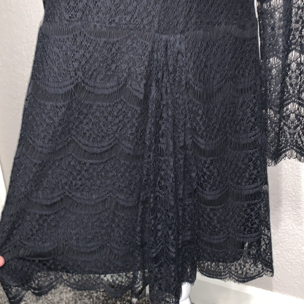 Marissa Webb Black Lace Dress M - Picture 6 of 15